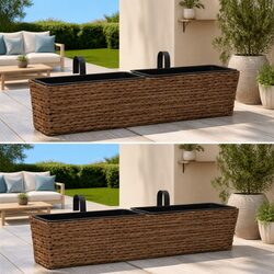 Practical and Stylish Water Hyacinth Pots