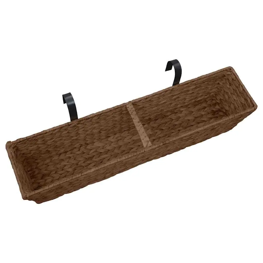 Water Hyacinth Plant Pots Indoor Gardening 2 Piece Brown