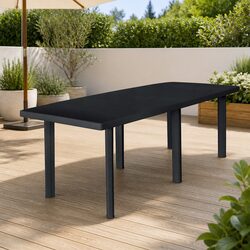 Reliable Weather-Resistant Garden Table in Anthracite