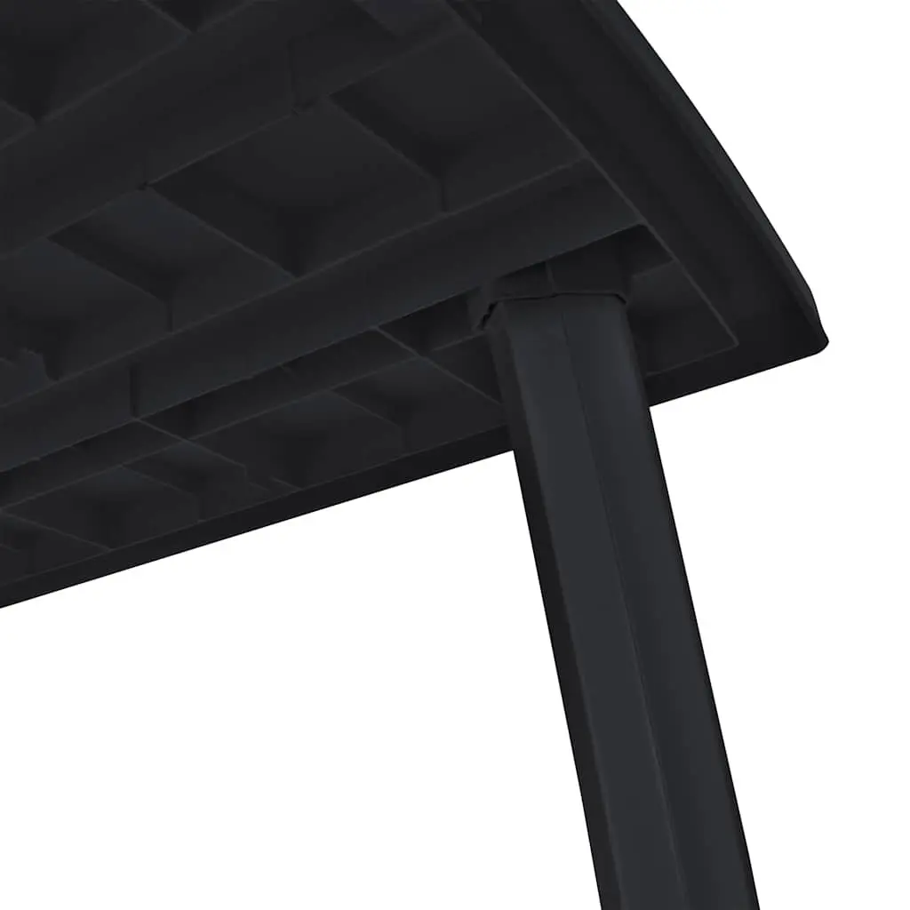 Weather-Resistant Garden Table in Anthracite