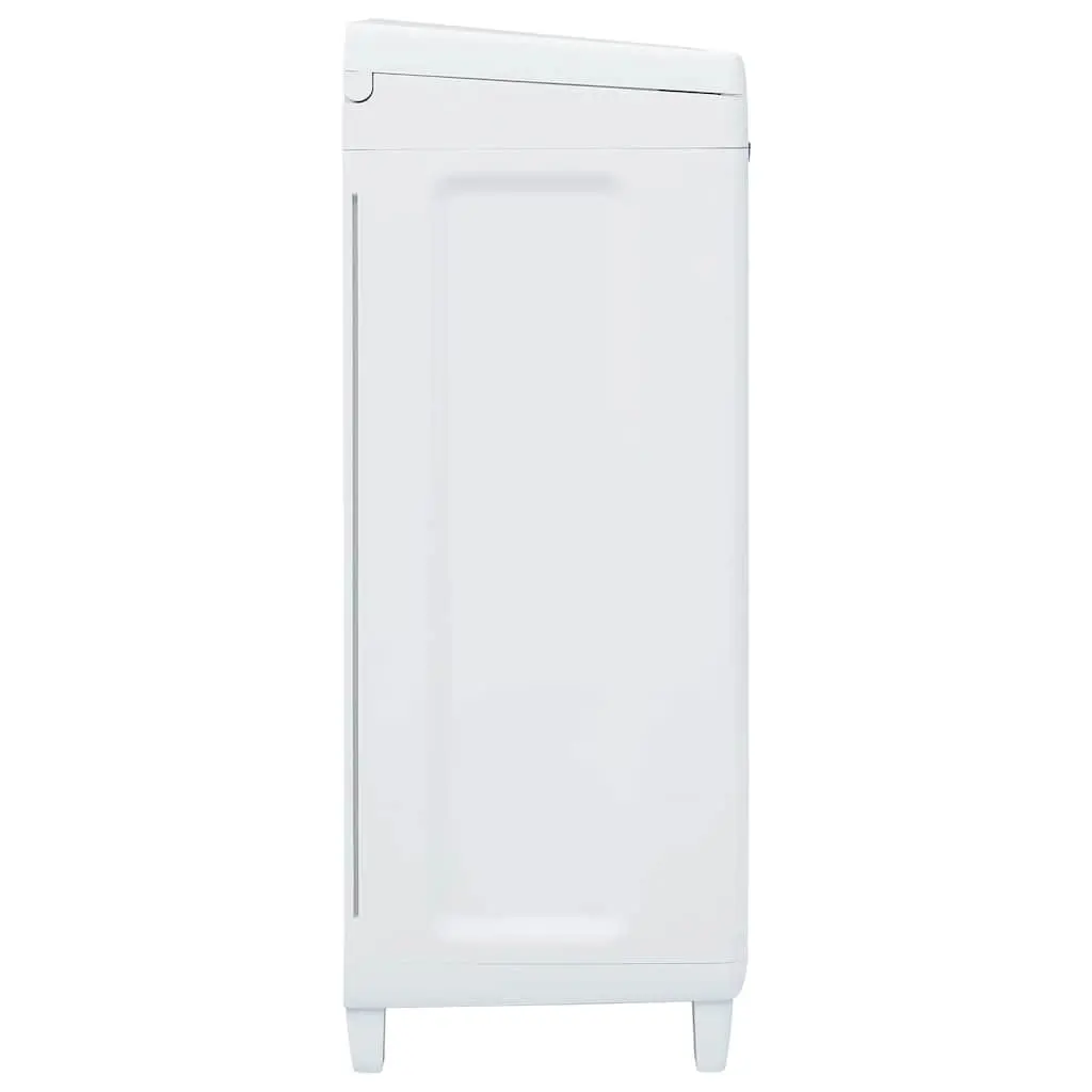 Garden Dustbin Outdoor Recycling Waste Bin 3 Bags Dark Grey