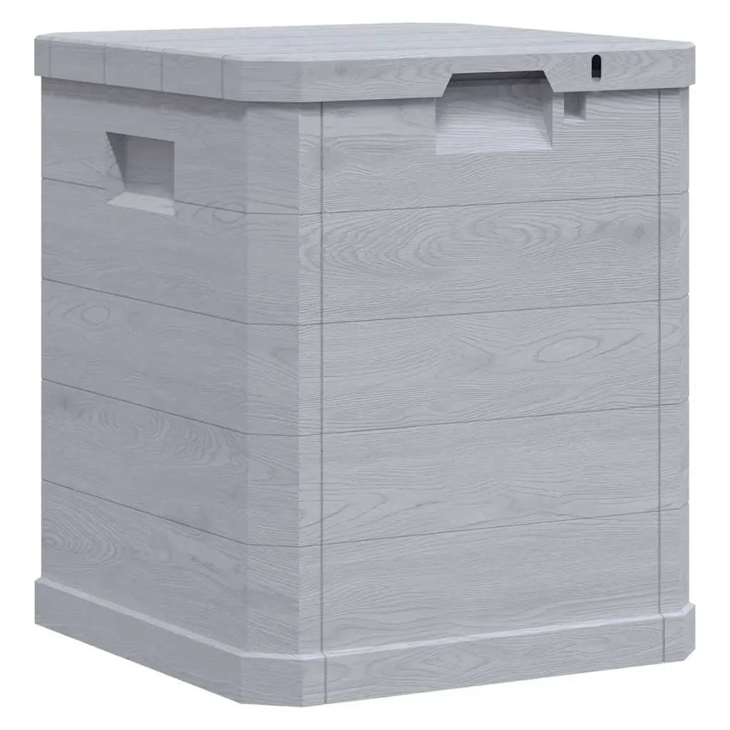 Garden Storage Box 90L Outdoor Indoor Plastic Weather Resistant Grey