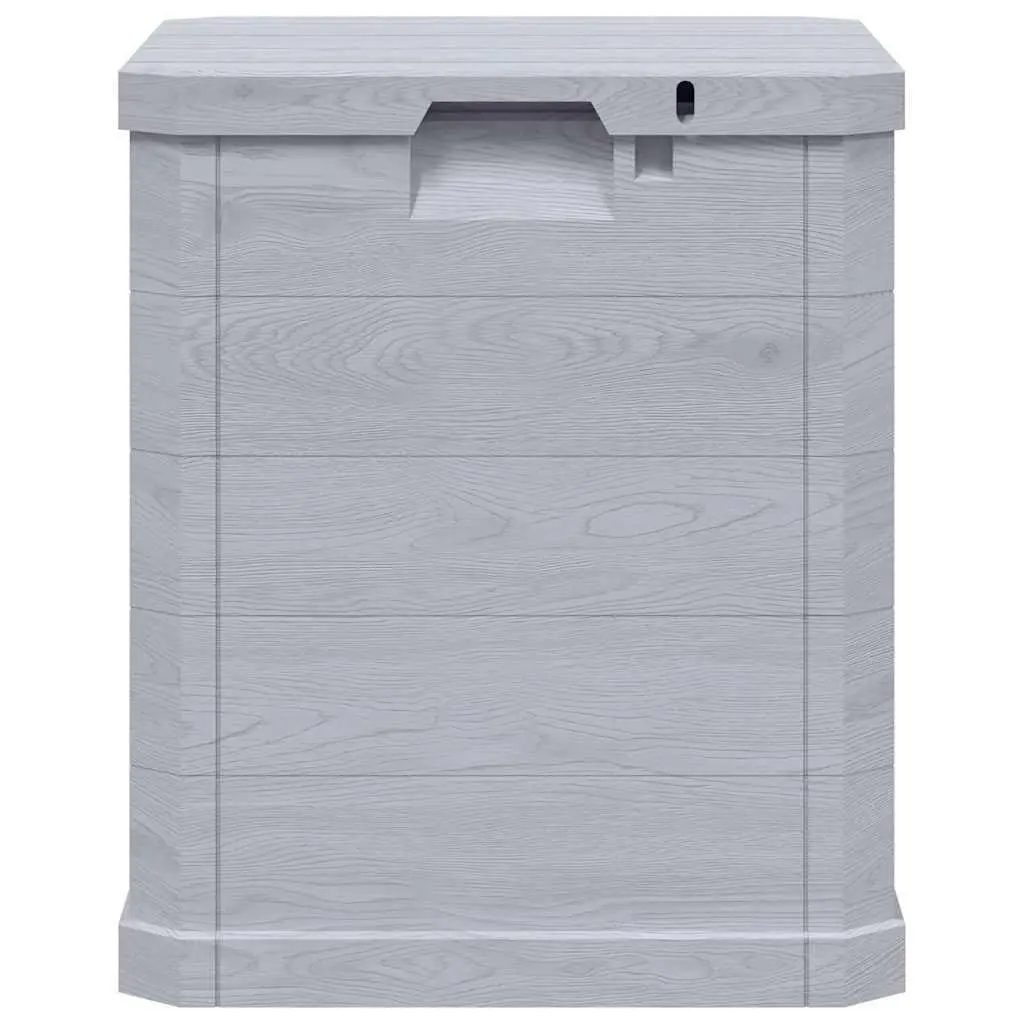Garden Storage Box 90L Outdoor Indoor Plastic Weather Resistant Grey