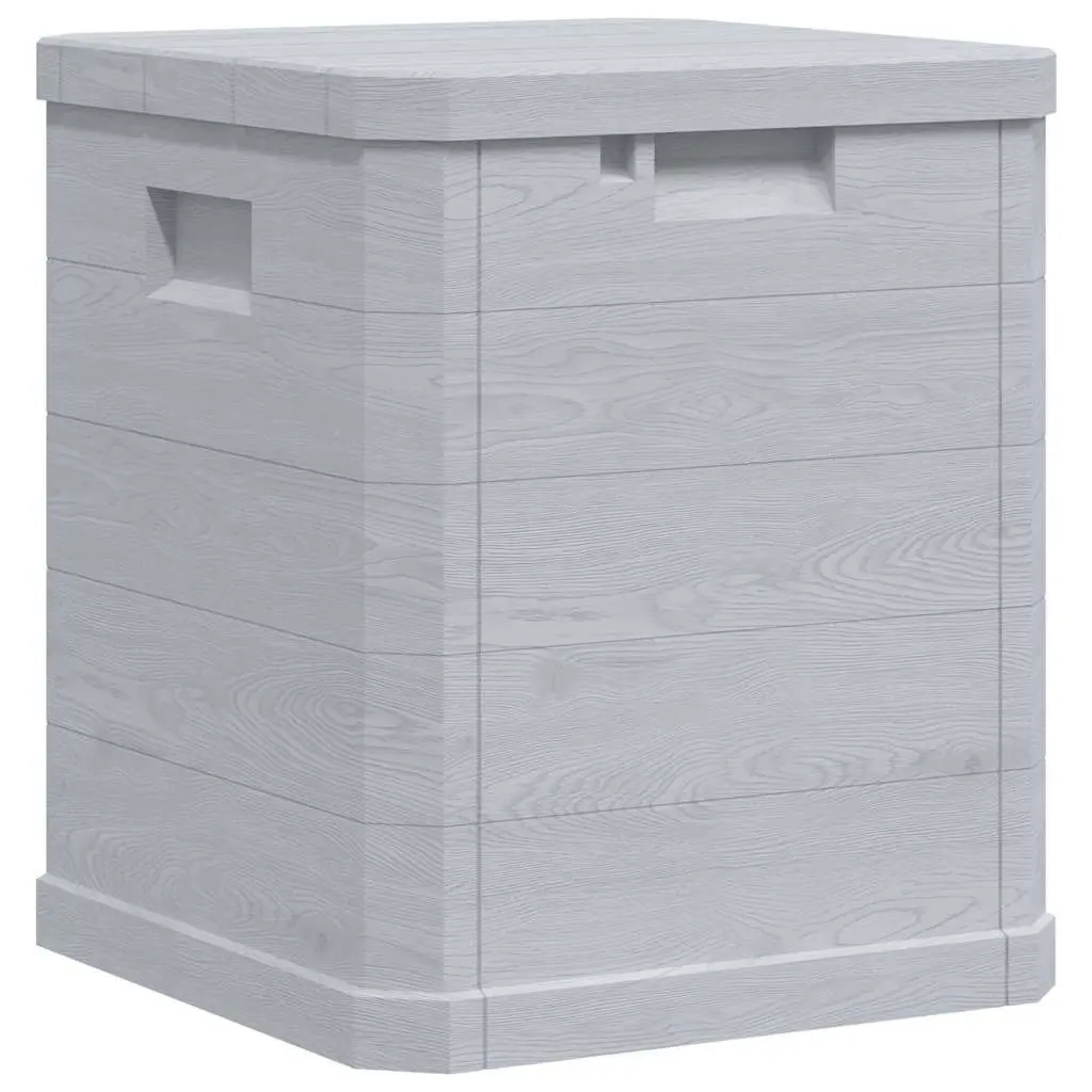Garden Storage Box 90L Outdoor Indoor Plastic Weather Resistant Grey