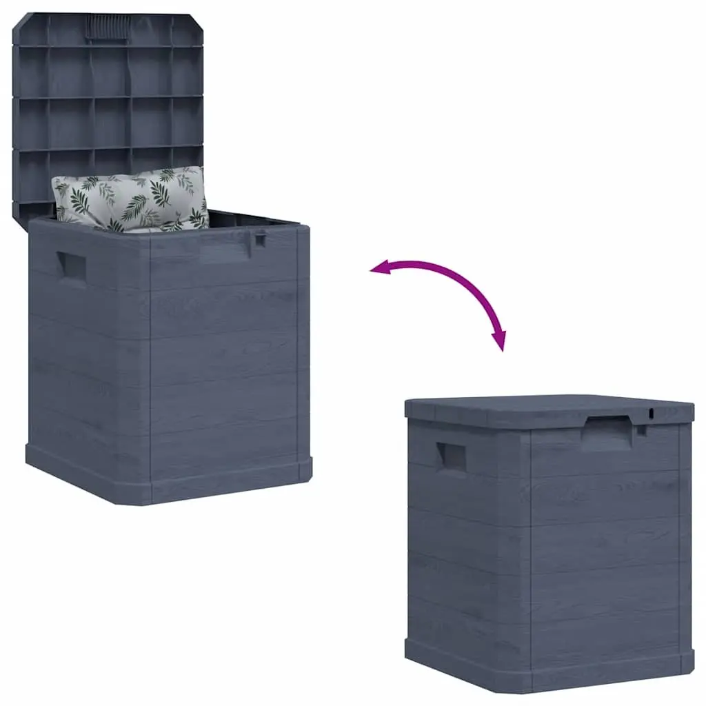 Garden Storage Box 90L Outdoor Deck Container Anthracite Organiser Furniture