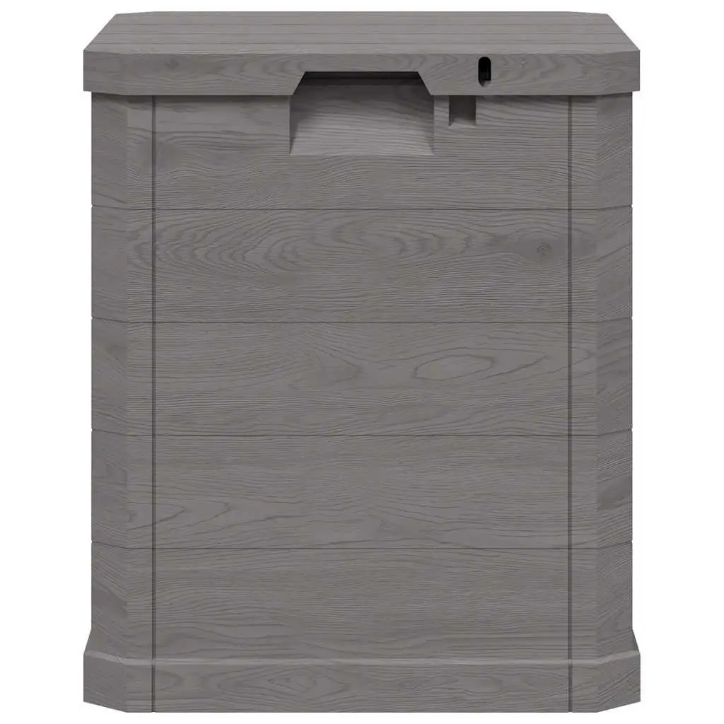 Garden Storage Box 90L Brown Outdoor Patio Deck Shed Organiser Container Bench