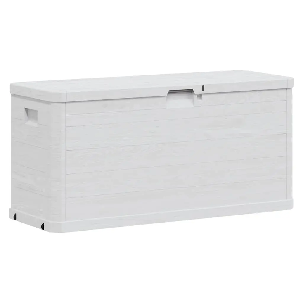 Garden Storage Box 280L Outdoor Container Grey Plastic Weatherproof