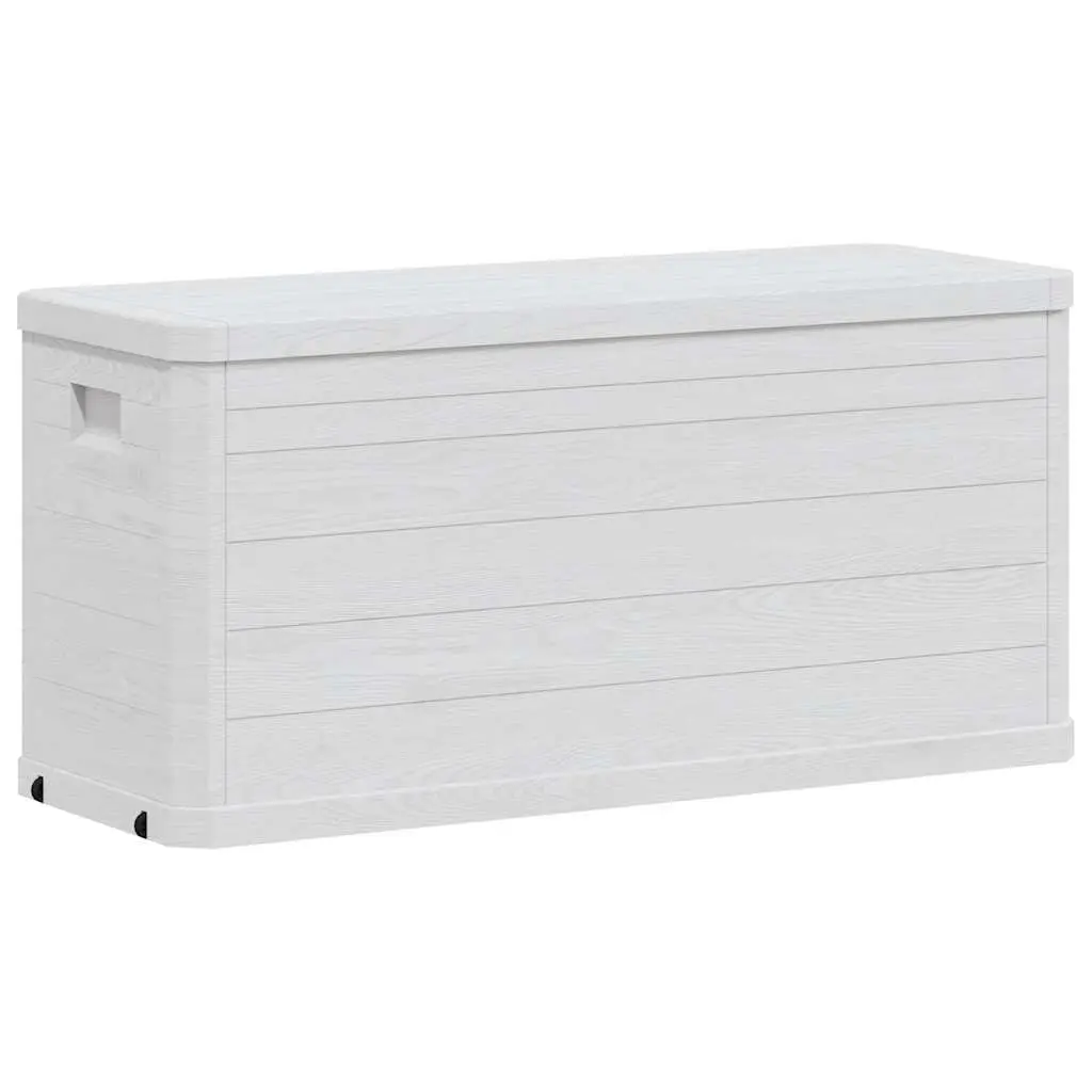 Garden Storage Box 280L Outdoor Container Grey Plastic Weatherproof