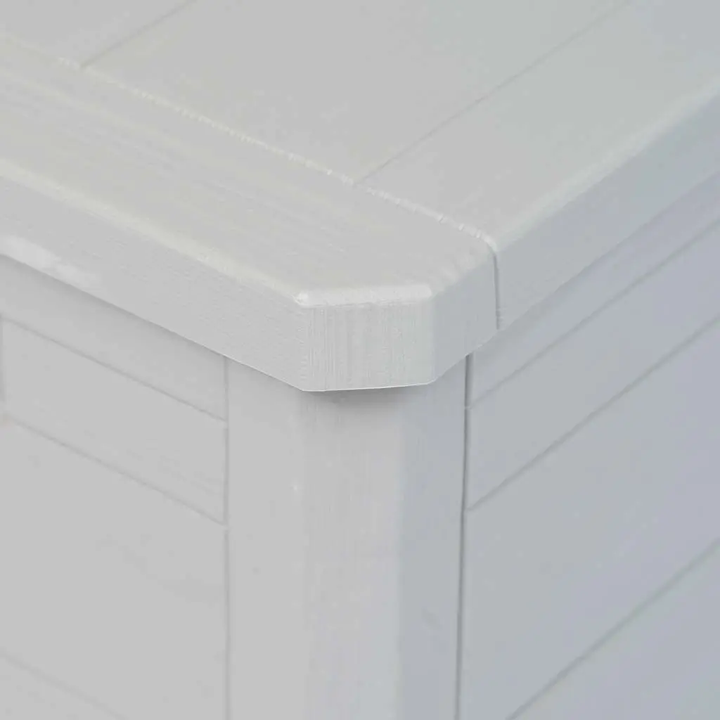 Garden Storage Box 280L Outdoor Container Grey Plastic Weatherproof