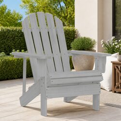 Practical and Stylish Grey Wooden Armchair