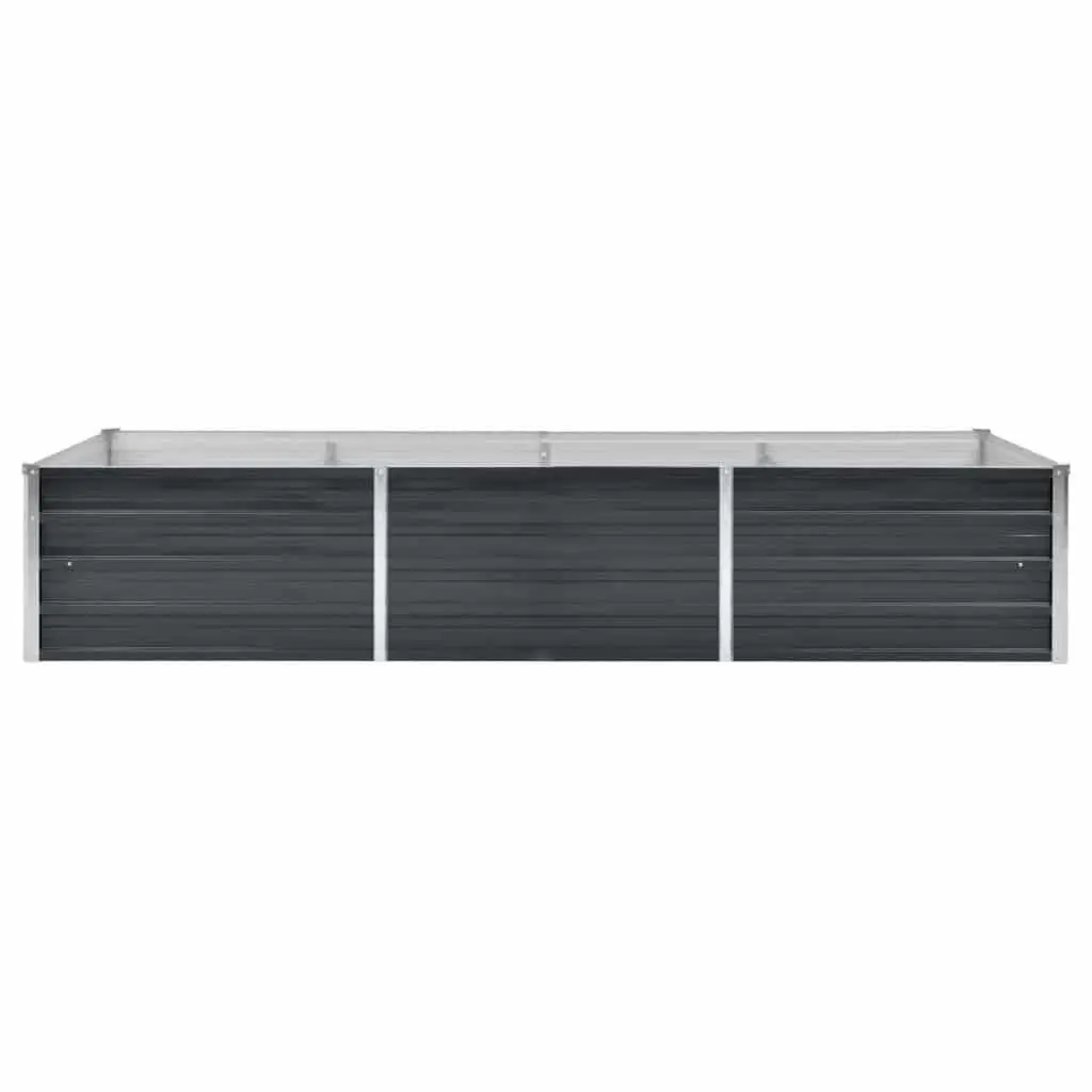 Raised Garden Bed Galvanised Steel Planter Box 240x80x45cm Anthracite