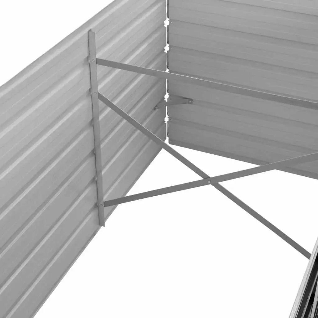 Raised Garden Bed Galvanised Steel Planter Box 240x80x45cm Anthracite