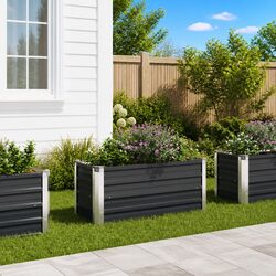 Reliable Galvanised Steel Raised Garden Bed for Your Home