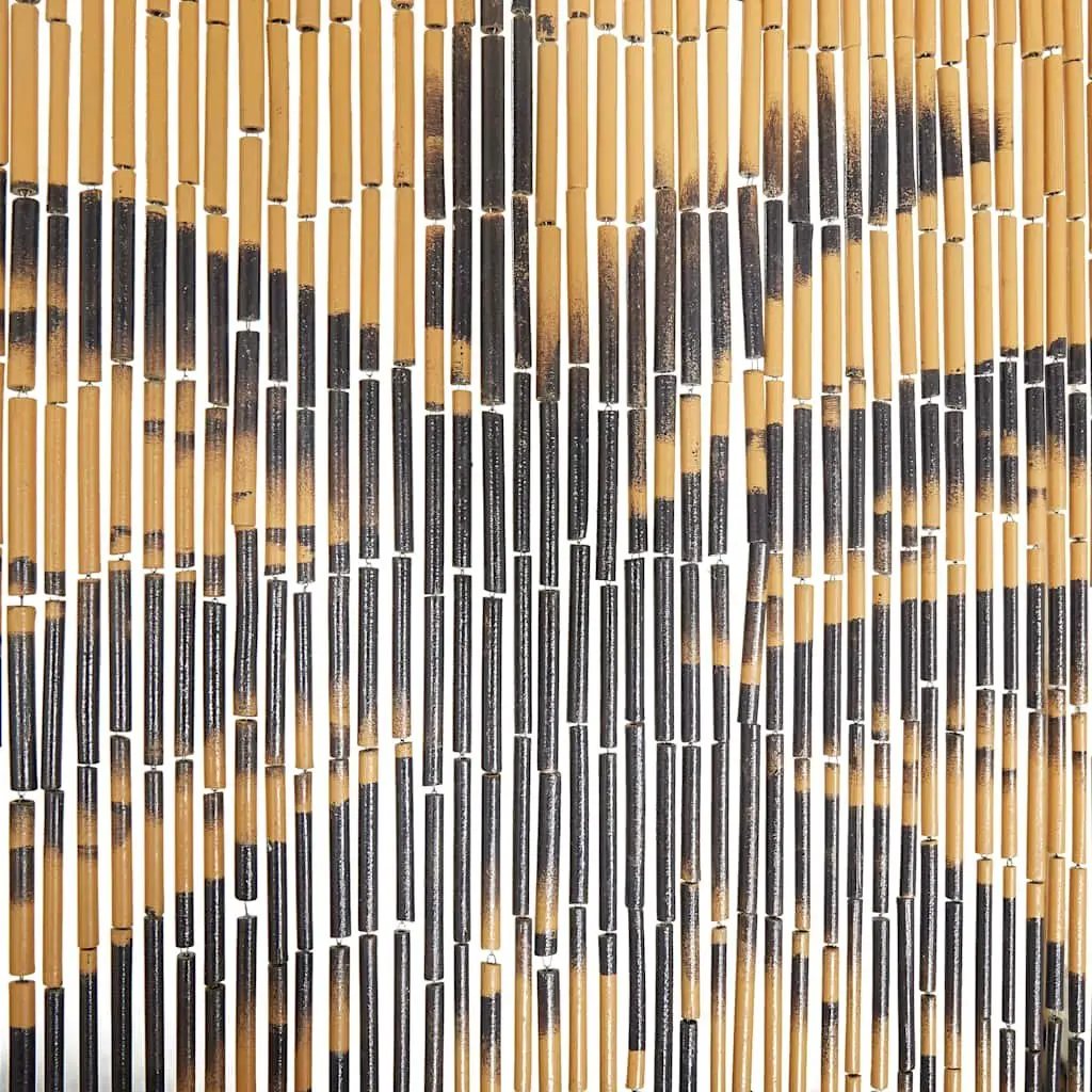 Bamboo Insect Door Curtain Fly Mosquito Barrier 90 x 200 cm Multicolour