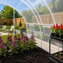 Reliable 13.5m² Greenhouse: Practical Gardening Solution
