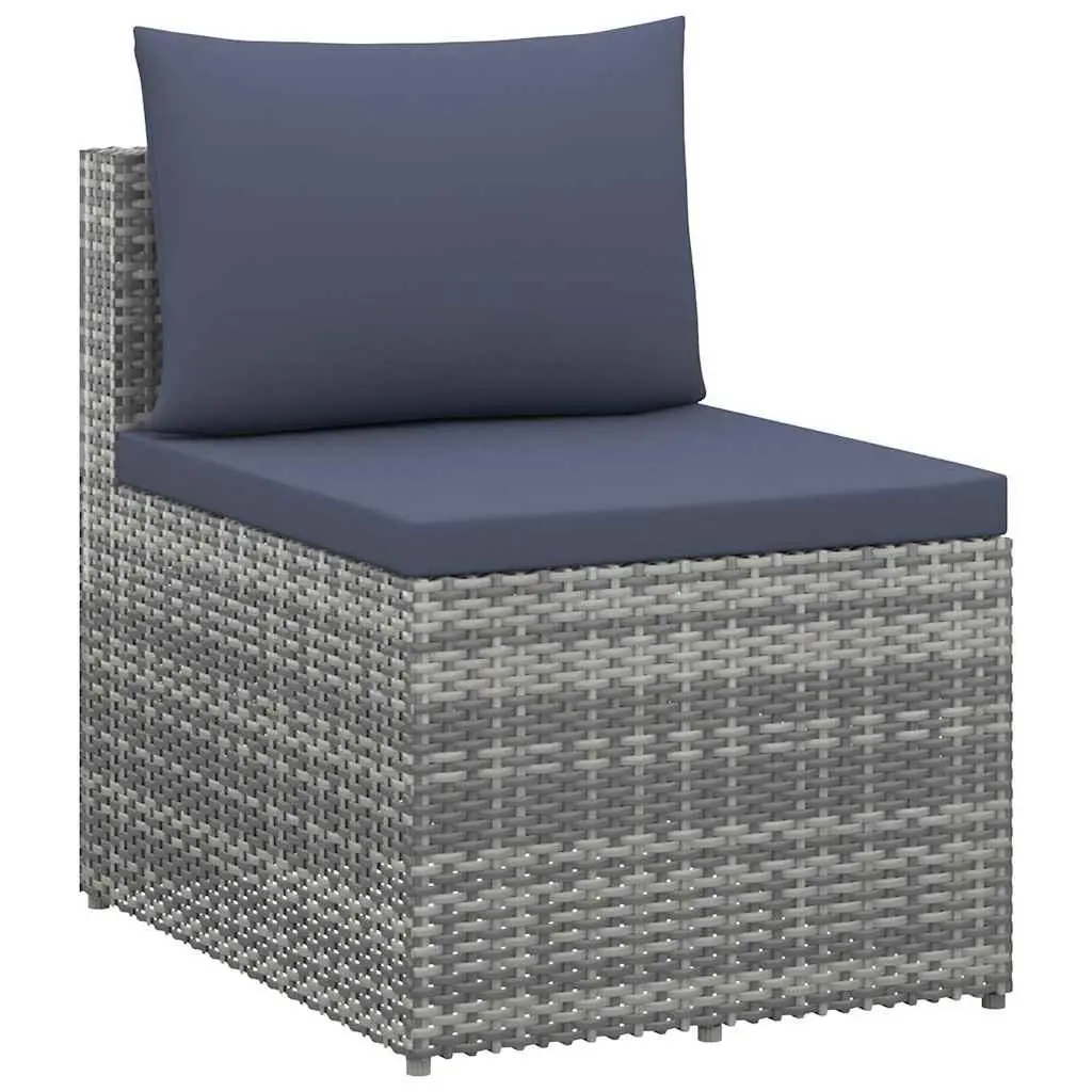 Garden Lounge Set 4 Piece Poly Rattan Outdoor Furniture Sofa Armchair Coffee