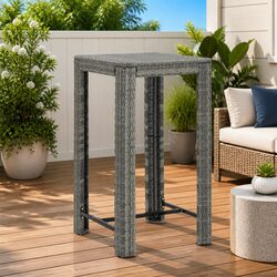Reliable Grey Outdoor Bar Table - Easy Maintenance