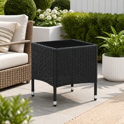 Reliable Garden Table with Glass Top - Easy Maintenance