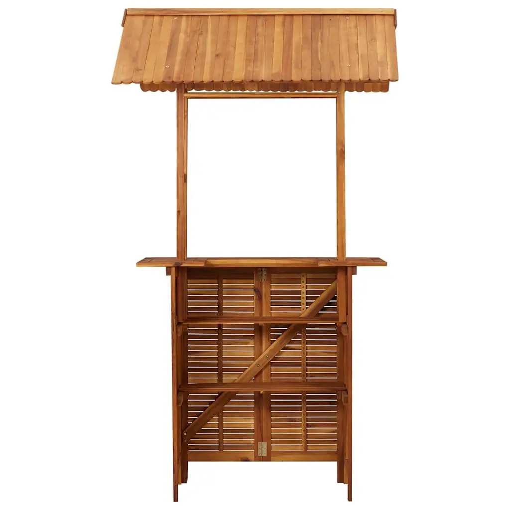 Outdoor Bar Table with Rooftop Protection