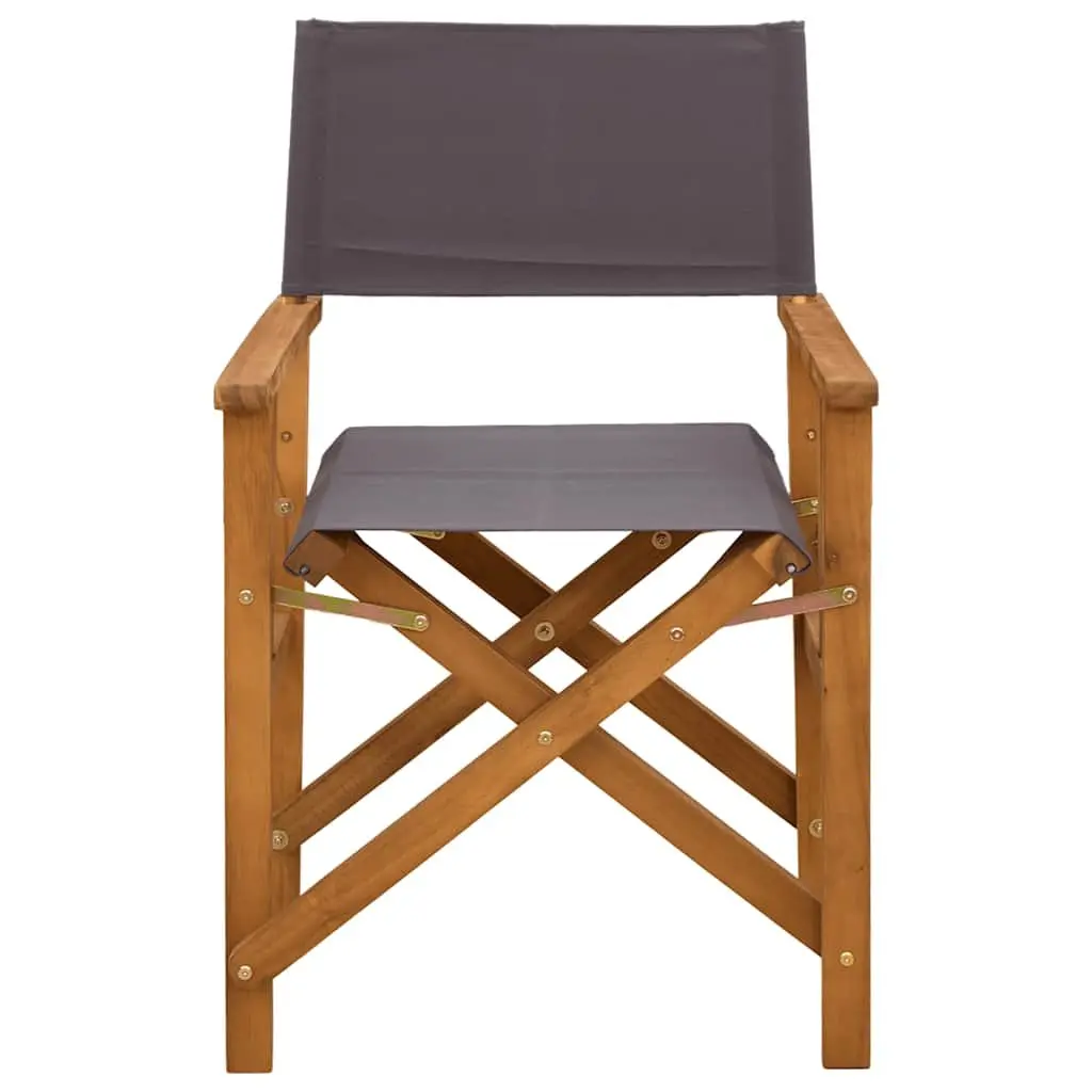 Folding Director's Chairs 2 Pack Outdoor Camping Beach Garden Brown