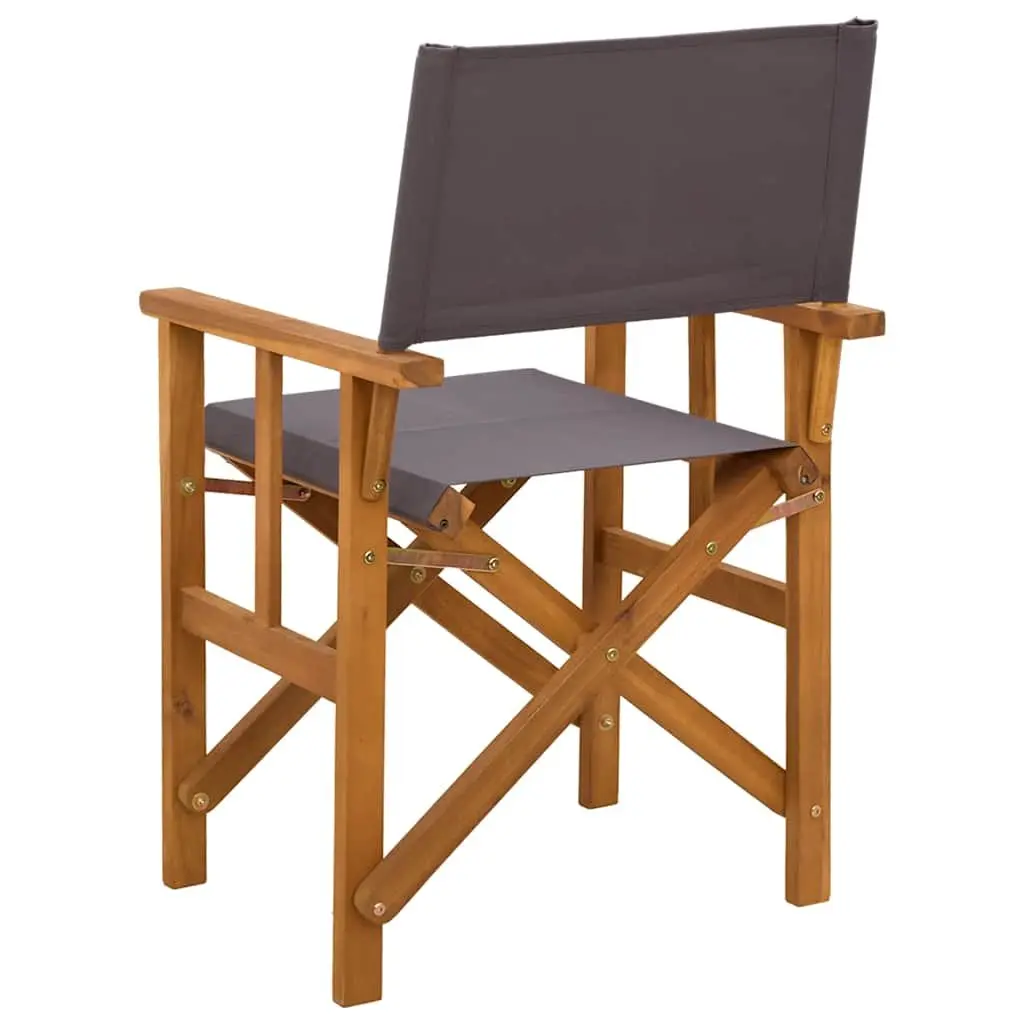 Folding Director's Chairs 2 Pack Outdoor Camping Beach Garden Brown