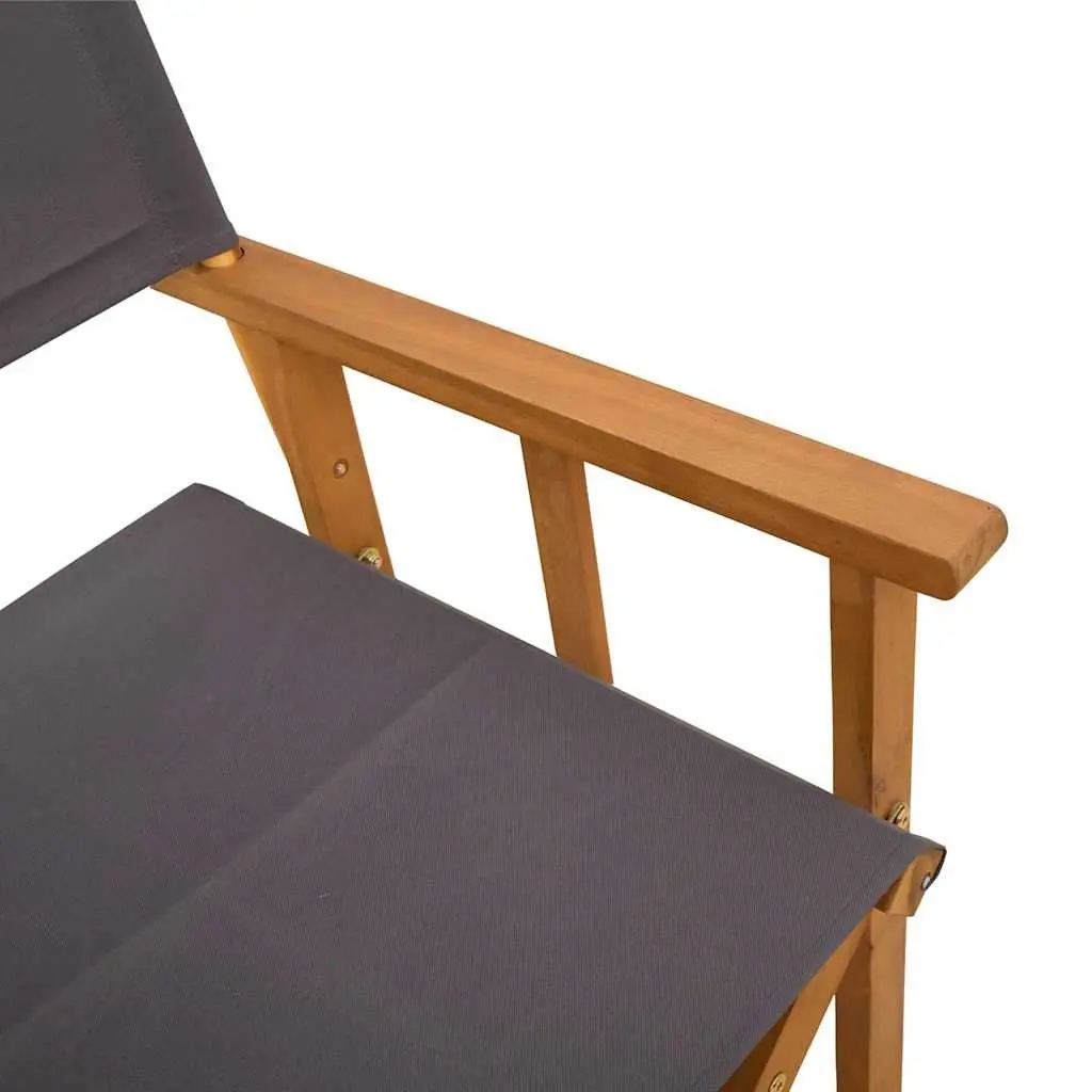 Folding Director's Chairs 2 Pack Outdoor Camping Beach Garden Brown