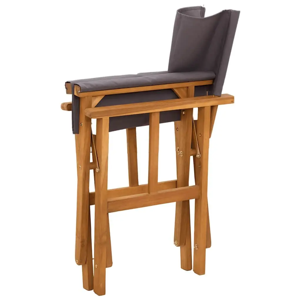 Folding Director's Chairs 2 Pack Outdoor Camping Beach Garden Brown