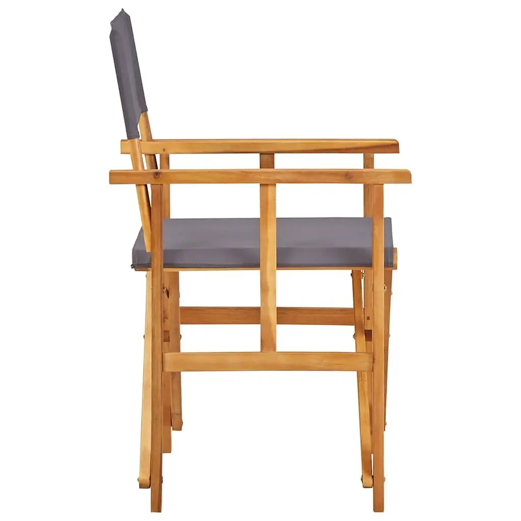Folding Director's Chair Outdoor Camping Beach Portable Seat Brown