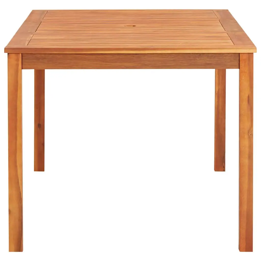 Outdoor Dining Table Garden Patio Furniture 150x90x74 cm Brown Wood