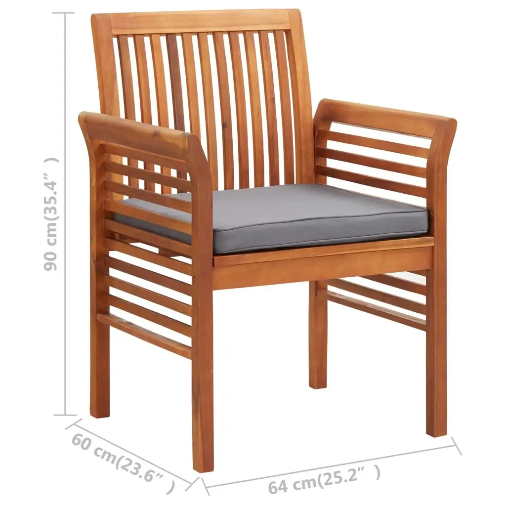 Outdoor Dining Chair with Cushion