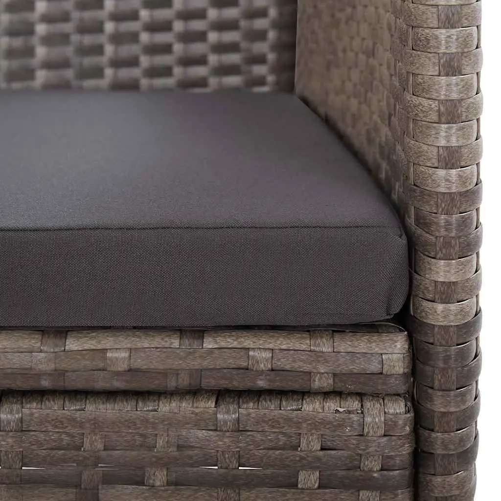 Outdoor Armchairs Reclining Garden Patio Seating 2 pcs Grey