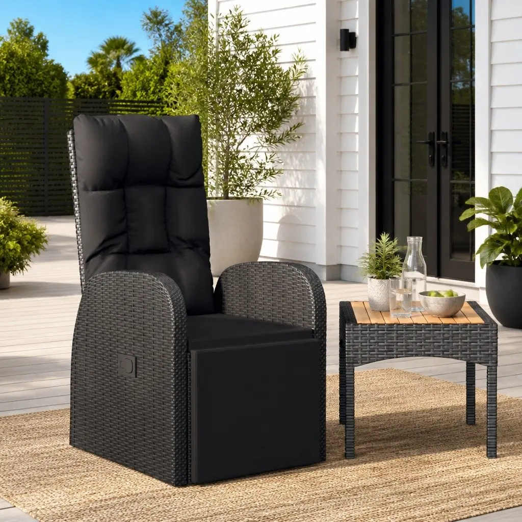 Outdoor Reclining Chair with Cushion