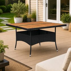 Reliable 4-Seater Dining Table with Natural Aesthetic