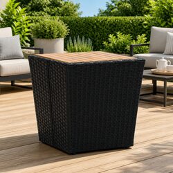 Reliable Black Tea Table: Rustic Design for Any Space