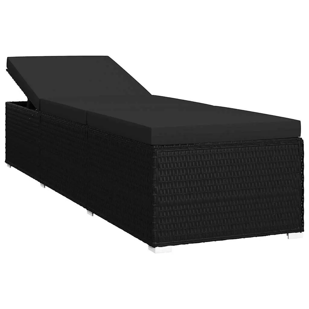 Sun Lounger with Side Table