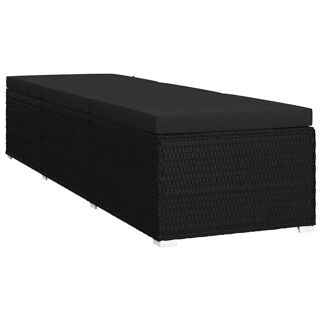 Sun Lounger with Side Table