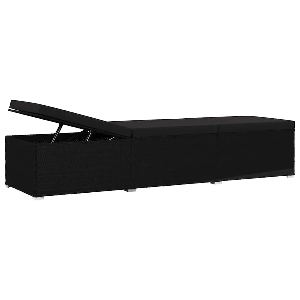Sun Lounger with Side Table
