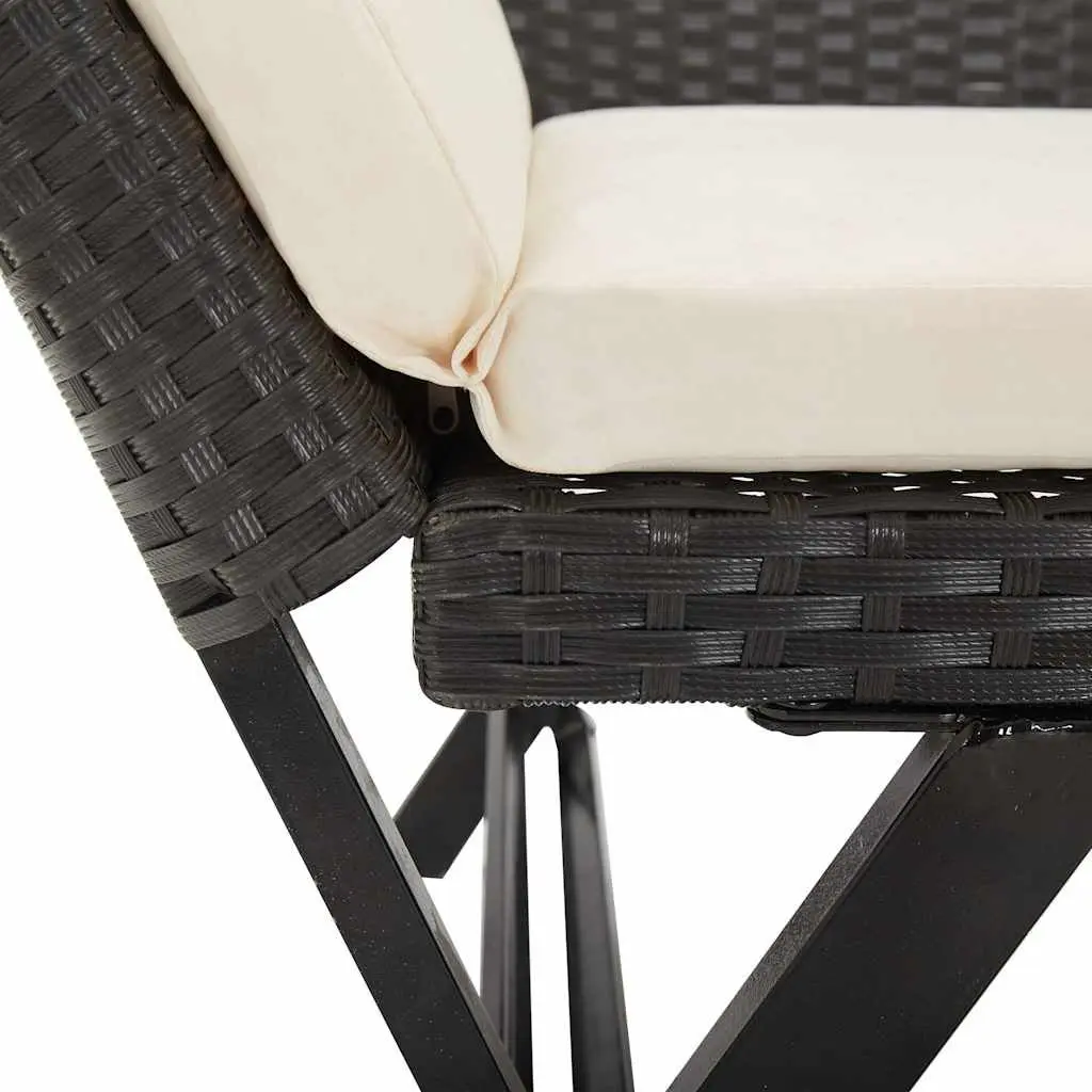 Outdoor Garden Bench 176cm with Cushions Seat Daybed Patio Rattan Lounger