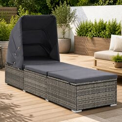 Comfortable Sun Lounger with Practical Design