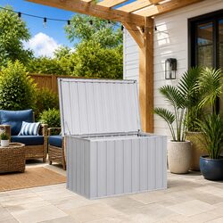 Reliable Storage Box for Outdoor Items in Grey