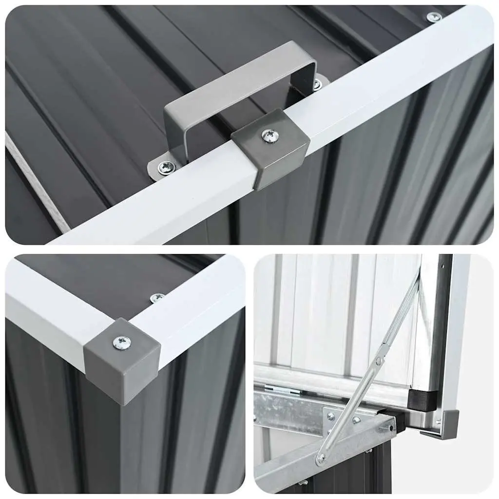 Anthracite Storage Box for Outdoor Use