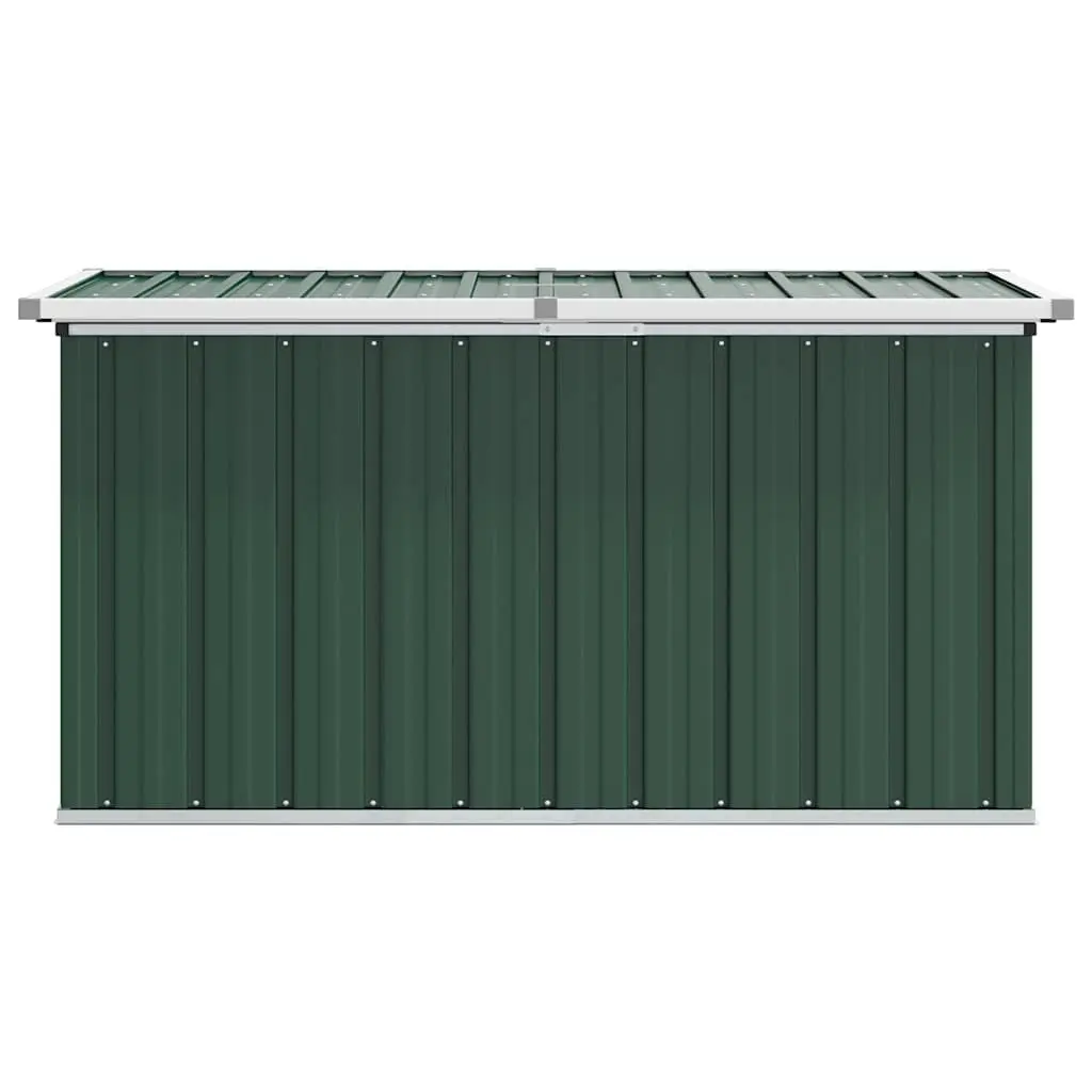 Garden Storage Box Outdoor Use 129x67x65 cm Green