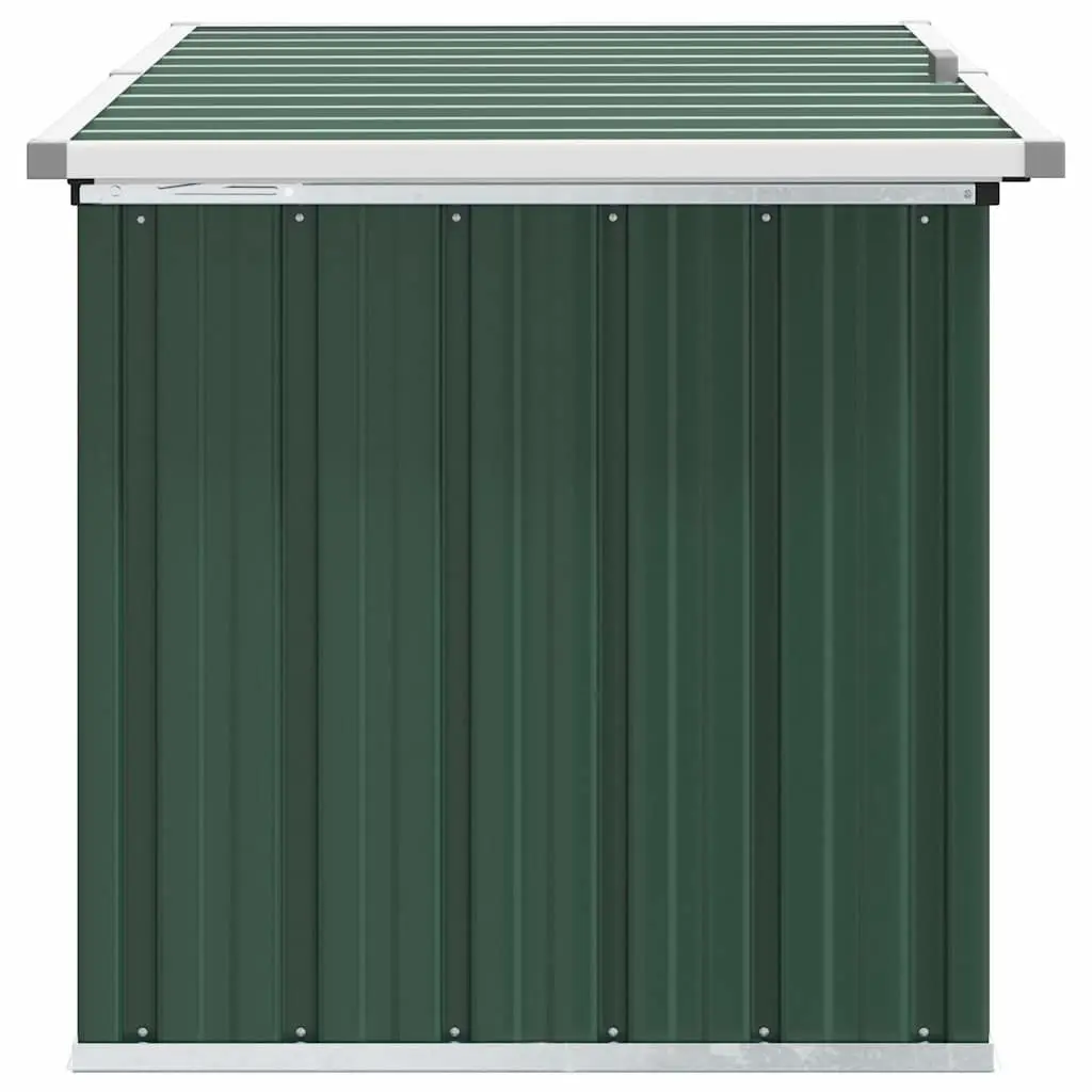 Garden Storage Box Outdoor Use 129x67x65 cm Green