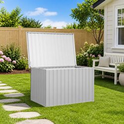 Reliable Grey Outdoor Storage Box for Your Essentials