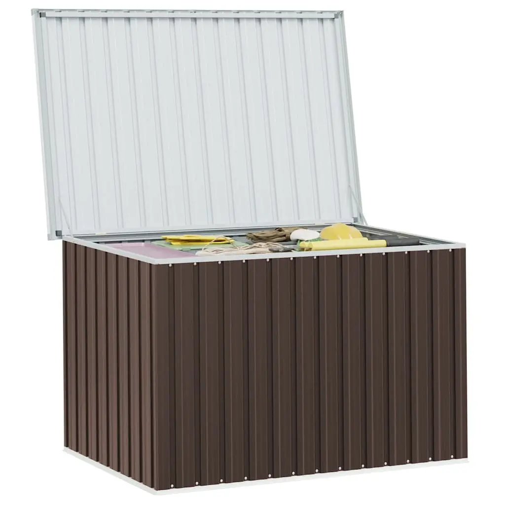 Garden Storage Box Outdoor Use 149 x 99 x 93 cm Brown