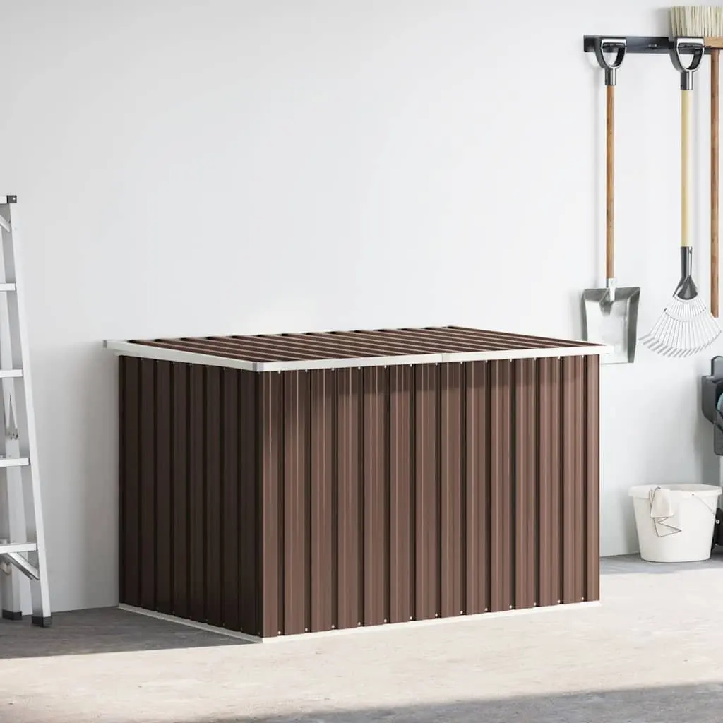 Garden Storage Box Outdoor Use 149 x 99 x 93 cm Brown
