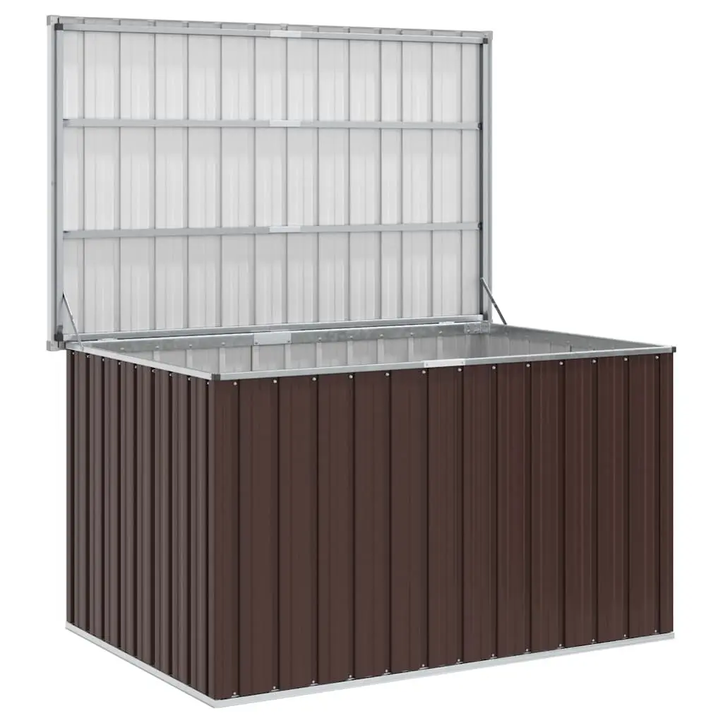 Garden Storage Box Outdoor Use 149 x 99 x 93 cm Brown