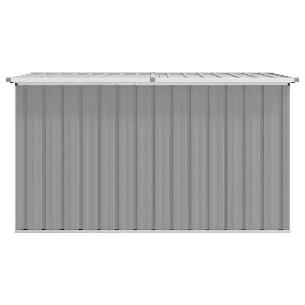 Outdoor Storage Box Organizing Cushions 171x99x93cm Grey Galvanised Steel