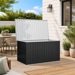 Reliable Anthracite Garden Storage Box for Everyday Use