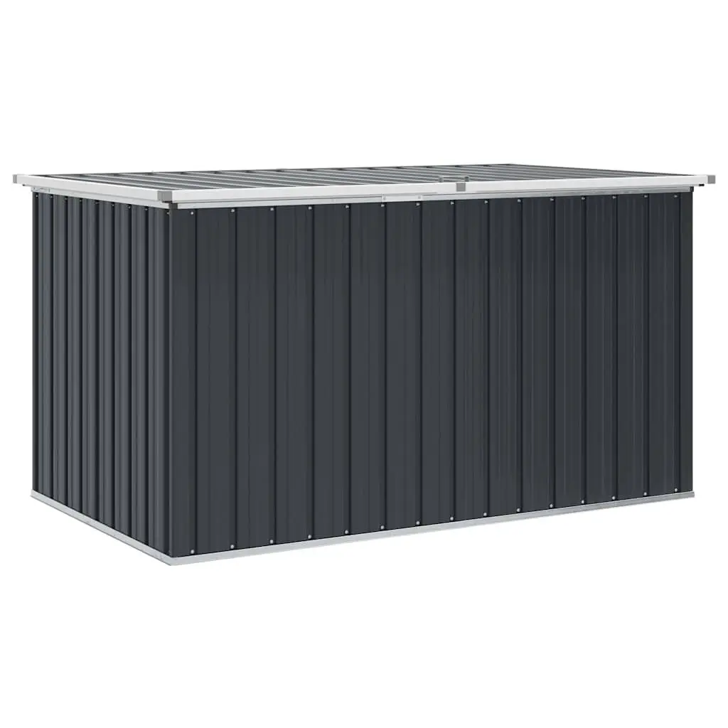 Garden Storage Box Outdoor Organizer Container 171 x 99 x 93 cm Anthracite Galvanised Steel